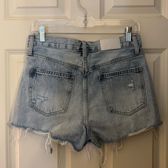 Pistola 100% Cotton High Waisted Denim Cut Off Shorts, Size 27 - Picture 6 of 10